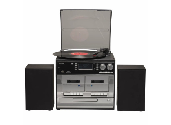 Denver Gira-Discos 33/45/78RPM AM/FM/Cd/Cassete/SD 2x2W Denver Gira-Discos 33/45/78RPM AM/FM/Cd/Cassete/SD 2x2W